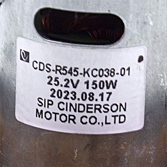 Motor CDS-R545-KC038-01 for cordless vacuum cleaner Gorenje 815061 25,2V 40W