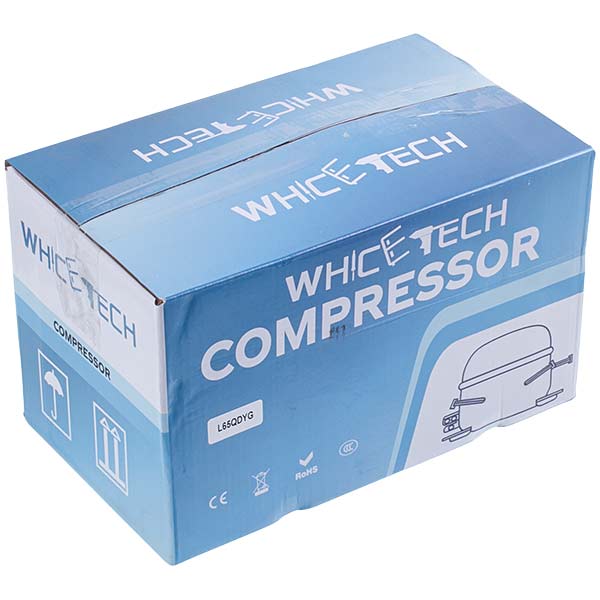 Compressor for refrigerator WhiceTech L65QDYG R600a 110W (with starting relay)