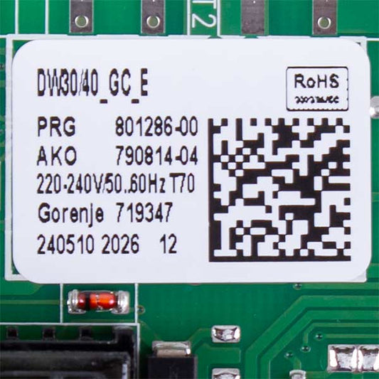 Dishwasher Control Module Gorenje 954066