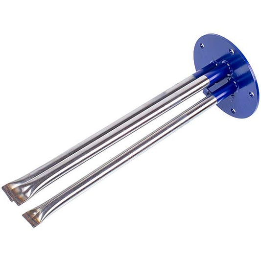 Water Heater Flange for Dry Heater Compatible with Galmet D outer=125mm L tubes=335mm (for the anode M6)