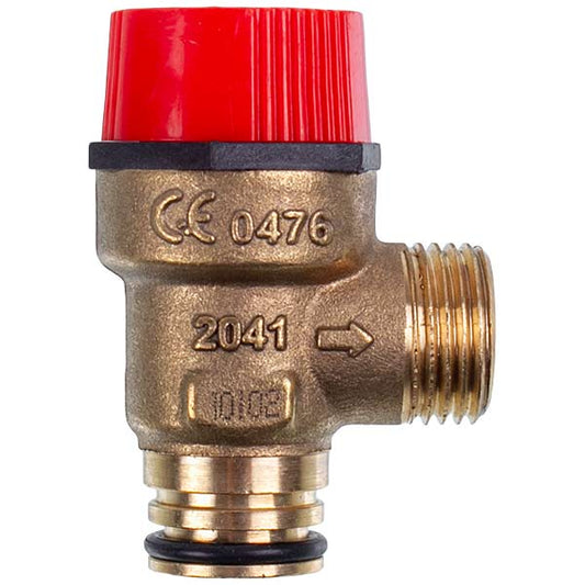 Gas-fired Boiler Safety Valve 3 bar Compatible with Baxi Main Four/5/Fourtech, Westen Pulsar/Quasar 710071200
