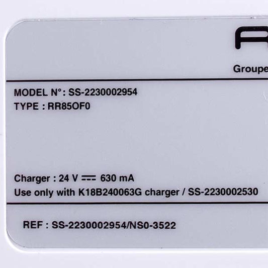 Charger (docking station) for Robot Vacuum Cleaner Rowenta SS-2230002954 white