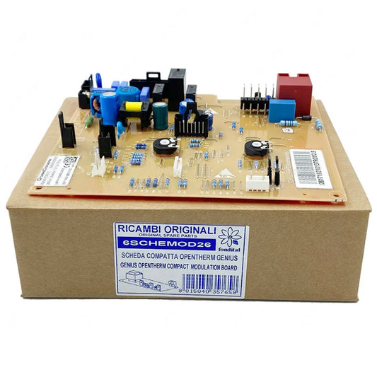 Control Unit MIF9MS6GL3 For Gas Boiler Nova Florida Vella Compact, Fondital Panarea/Victoria Compact 6SCHEMOD26