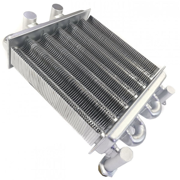 Bithermic Heat Exchanger for Gas Boiler Ferroli Domiproject Slim F 18, Leberg Flamme 18 ASF 90263110