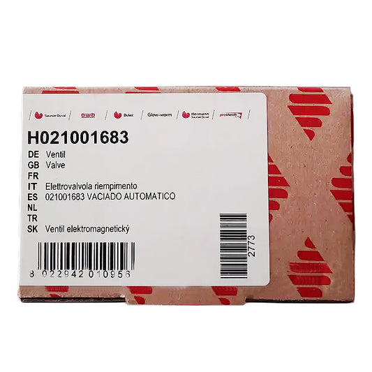 Electric supply valve assembly CEME for gas boiler Hermann Eura, Thesi H021001683