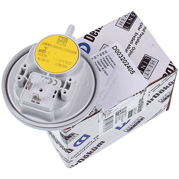 Air Pressure Switch (Presostat) 50/40 Pa for Gas-fired Boiler Protherm Jaguar JTV, Lynx HK 11-24 kW D003202405