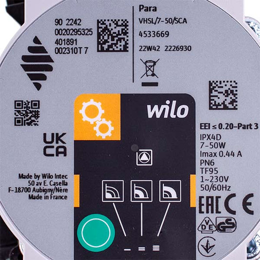 Frequency Circulation Pump Assembly Wilo Para VHSL/7-50/SCA for Boiler Protherm Panther, Skat 0010030668
