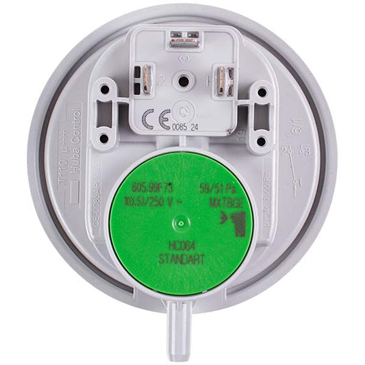 Air pressure switch 59/51 Pa for gas boiler Saunier Duval Themaclassic, Isotwin, Isofast 30, 35 kW S5744100