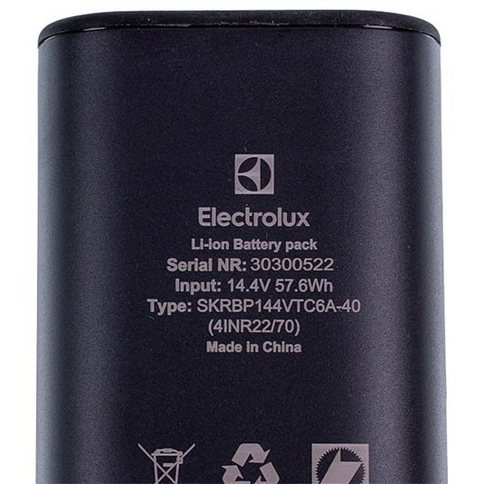 Battery for Cordless Vacuum Cleaner Electrolux 900923609 14.4V Li-ion 4.0Ah ZE167