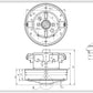 Samsung Vacuum Cleaner Motor DJ31-00067P 1800W D=135/84mm H=35/111mm