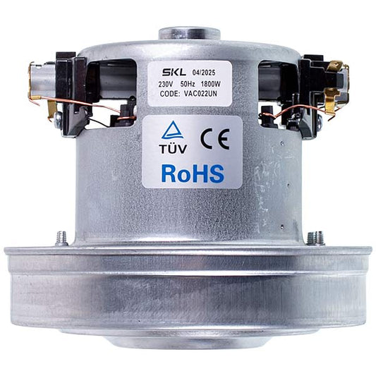 SKL VAC022UN Vacuum Cleaner Motor 1800W D=130/84mm H=29/109mm