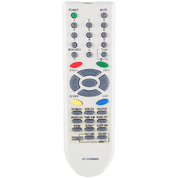 TV Remote Control Compatible with LG 6710V00090A