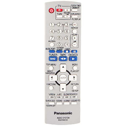 DVD-recorder Remote Control Compatible with Panasonic N2QAYB000160
