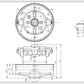 Samsung Vacuum Cleaner Motor DJ31-00097A 2000W D=135/84mm H=35/111mm