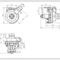 Washing Machine Drain Pump 118829482 Haoli PX1-40A 30W (Saturn)