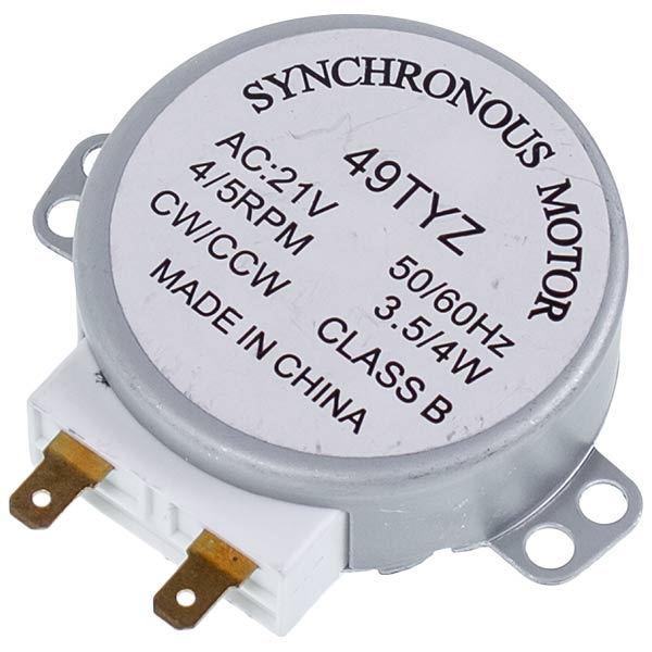 Microwave Turntable Motor 49TYZ 4/5r/min 21V 4W H(rod)=14mm