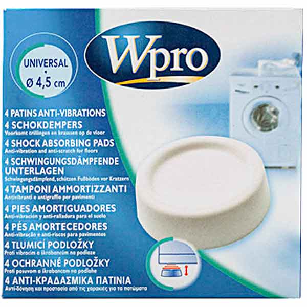 Wpro-Whirlpool Anti-Vibrations Feet 484000000364 for Washing Machine