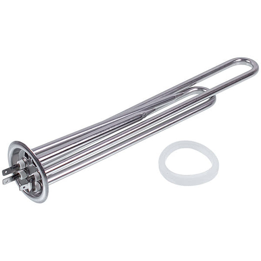 Boiler Heating Element 34013090000 EAZIL 2000W L=305mm (stainless steel), flange 64mm, 2 tubes for sensor, anode M6