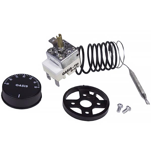 Oasis Water Heater Thermostat T90 30-90°C 16A/10A With Knob