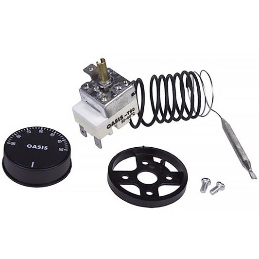 Oasis Water Heater Thermostat T90 30-90°C 16A/10A With Knob