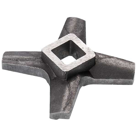 Meat Grinder Cross Knife Compatible with Zelmer 00631383 NR5 86.1007 D=47mm s=9mm Hole=9.5x9.5mm
