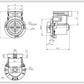 Indesit C00283277 Washing Machine Drain Pump LEILI 35W BPX2-285L