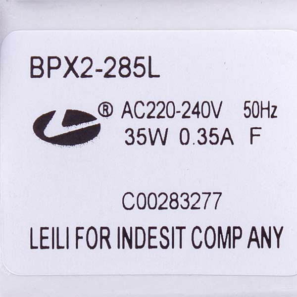 Indesit C00283277 Washing Machine Drain Pump LEILI 35W BPX2-285L