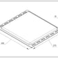 Whirlpool Baking Tray for Oven TRA001 445x375x16mm 481241838127