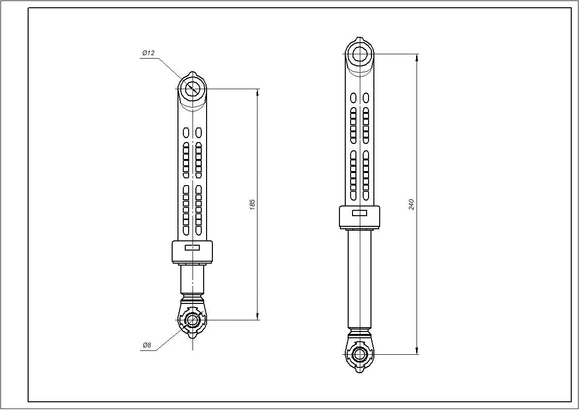 Gorenje Shock Absorber 111818 120N For Washing Machine