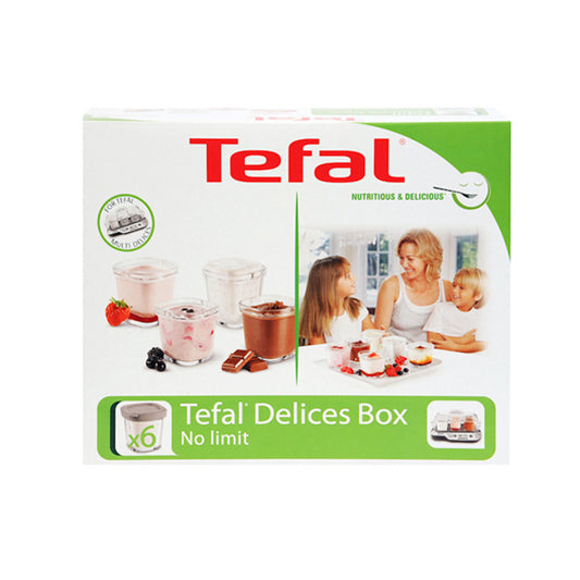 Tefal Yogurt Maker Pot Set XF100501. 6 in Pack