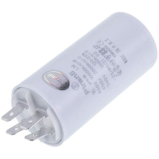 in.co. Washing Machine Capacitor 16uF 450V CBB60