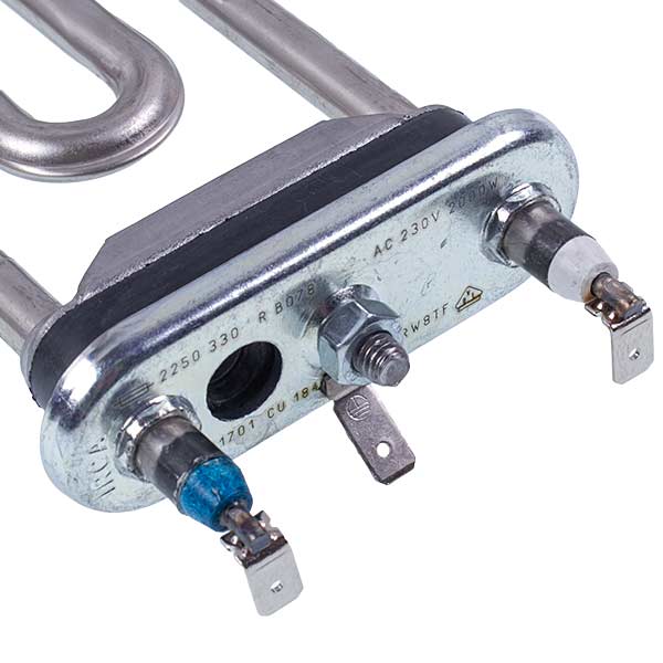 Heating Element for Washing Machine Compatible with Gorenje 181701 TPO 240-SG-2000 IRCA L=240 mm 2000 W