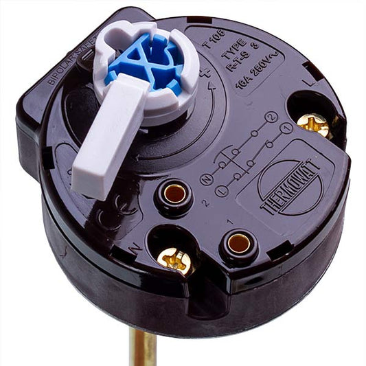 Water Heater Thermostat Thermowatt 181396 RTS 16A 250V L=270mm F.70/S.80 FLAG + lamp outlets