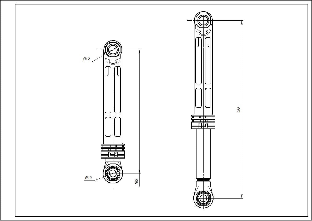 Samsung Shock Absorber DC66-00531C 80N For Washer