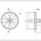 Meat Grinder Big Gear D=20/97.5mm, H=23/12(35)mm Compatible with Kenwood KW650740