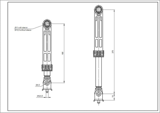 Atlant Shock Absorber 120N 908092002860 CIMA for Washing Machine