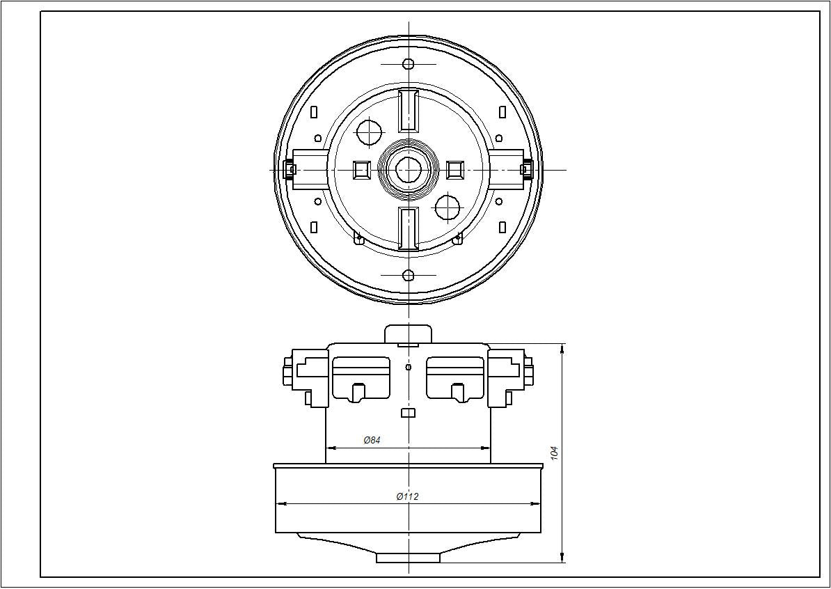 Rowenta RS-RT900070 Vacuum Cleaner Motor 2000W