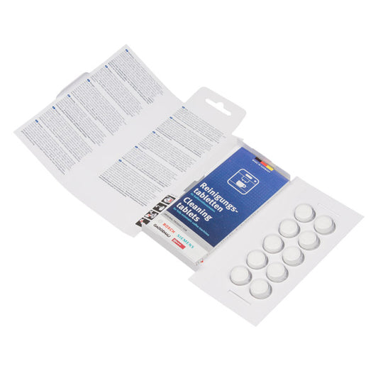Bosch TCZ6001 00312295 Cleaning Tablets for Fully Automatic Coffee Machines
