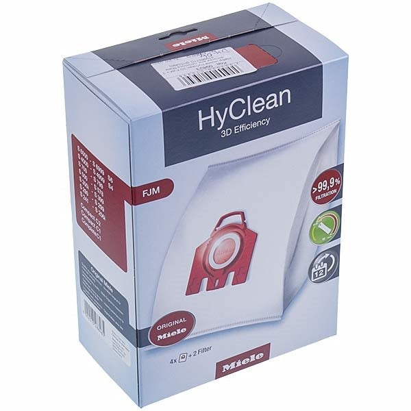 Dust Bag Set HyClean 3D FJM + Filters for Vacuum Cleaner Miele 41996571D