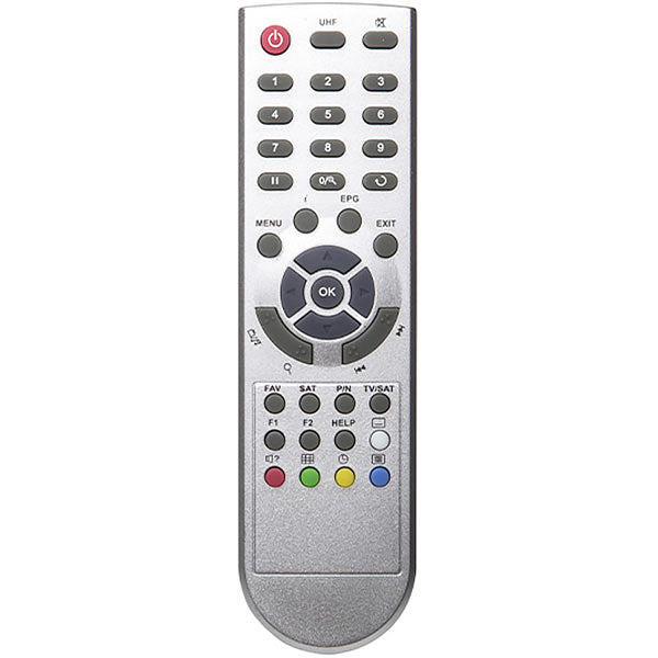 SAT Remote Control Compatible with Globo 7010A SILVER ic