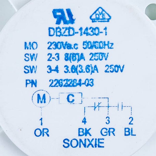 Electrolux Fridge & Freezer Defrost Timer DBZD-1430-1 (SONXIE) 2262284033