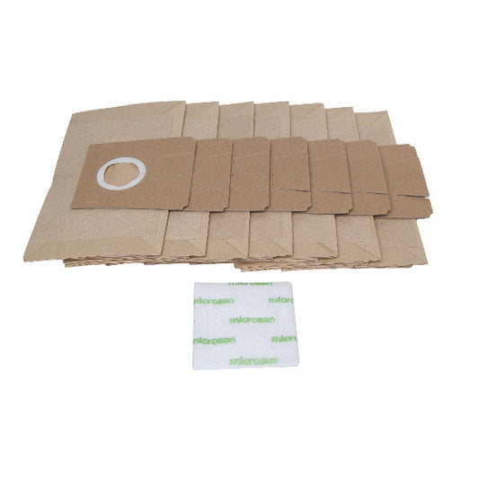 Dust Bag Set (7pcs) Type H BBZ6AF1 + Motor Filter for VC Bosch 00460468