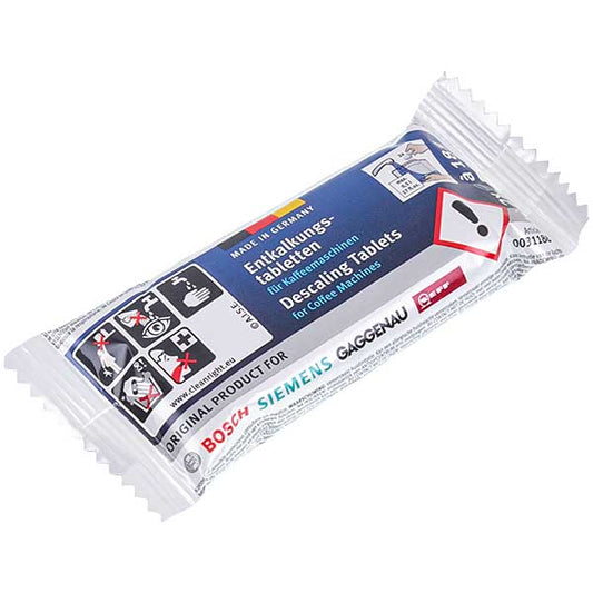 Bosch Coffee Machine and Kettle Descaler Tablets TZ60002 00312453