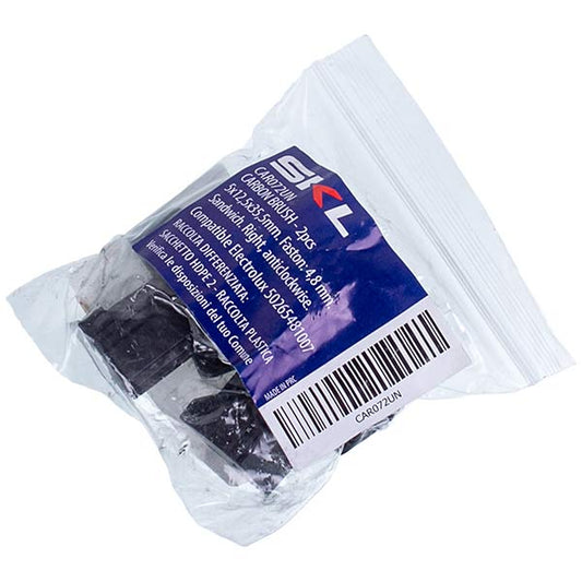 Motor Brushes for Washing Machine Compatible with Electrolux 5022177800 (2 pcs.) rod 12.5x5x37