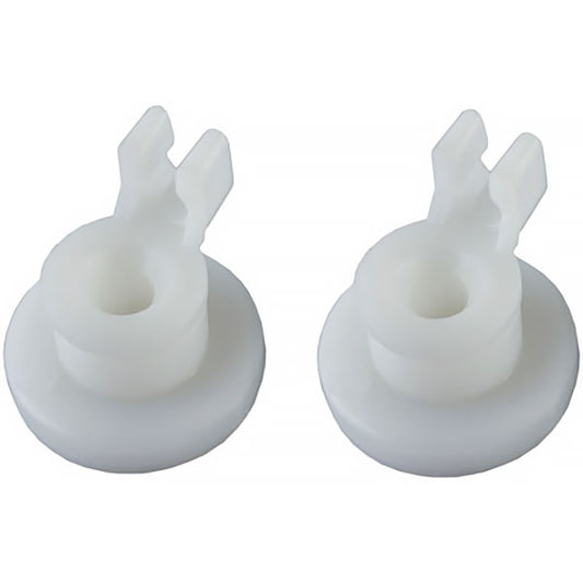 Bosch Dishwasher Upper Basket Wheel With Axis 00382452. 2 In Pack.