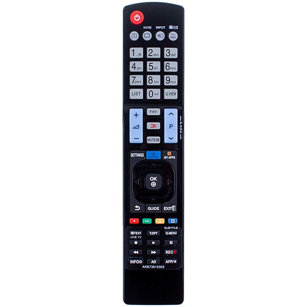 TV Remote Control Compatible with LG AKB73615303