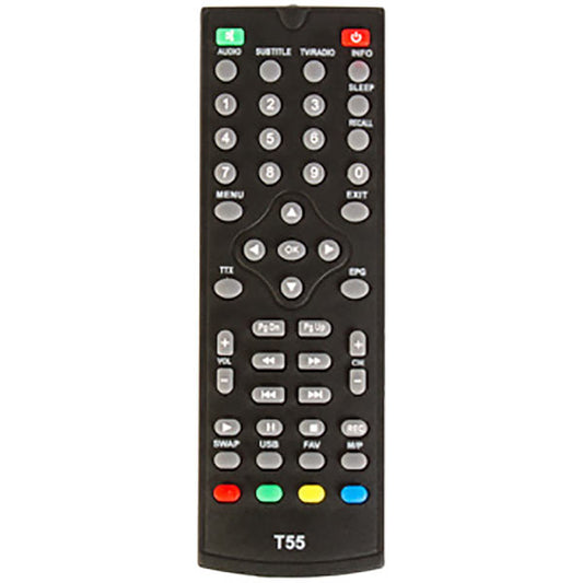 DVB-T2 Remote Control Compatible with World Vision T55 (HQ)