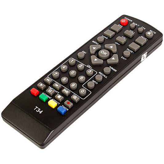 DVB-T2 Remote Control Compatible with World Vision T34