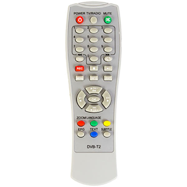 DVB-T2 Remote Control Compatible with World Vision T43