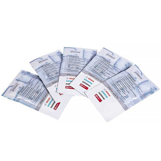 Bosch Conditioning Cloths for Stainless Steel Surfaces 00311134 5 in pack.
